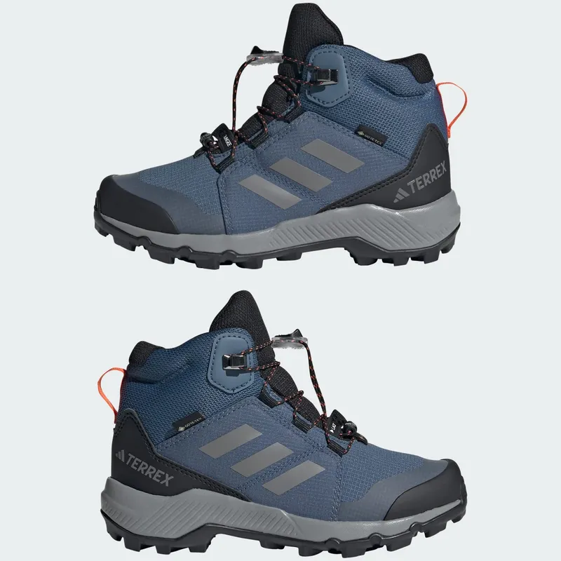 Adidas Terrex Mid GORE-TEX Hiking Wonder Steel / Grey Three / Semi Impact Orange (JI1355)