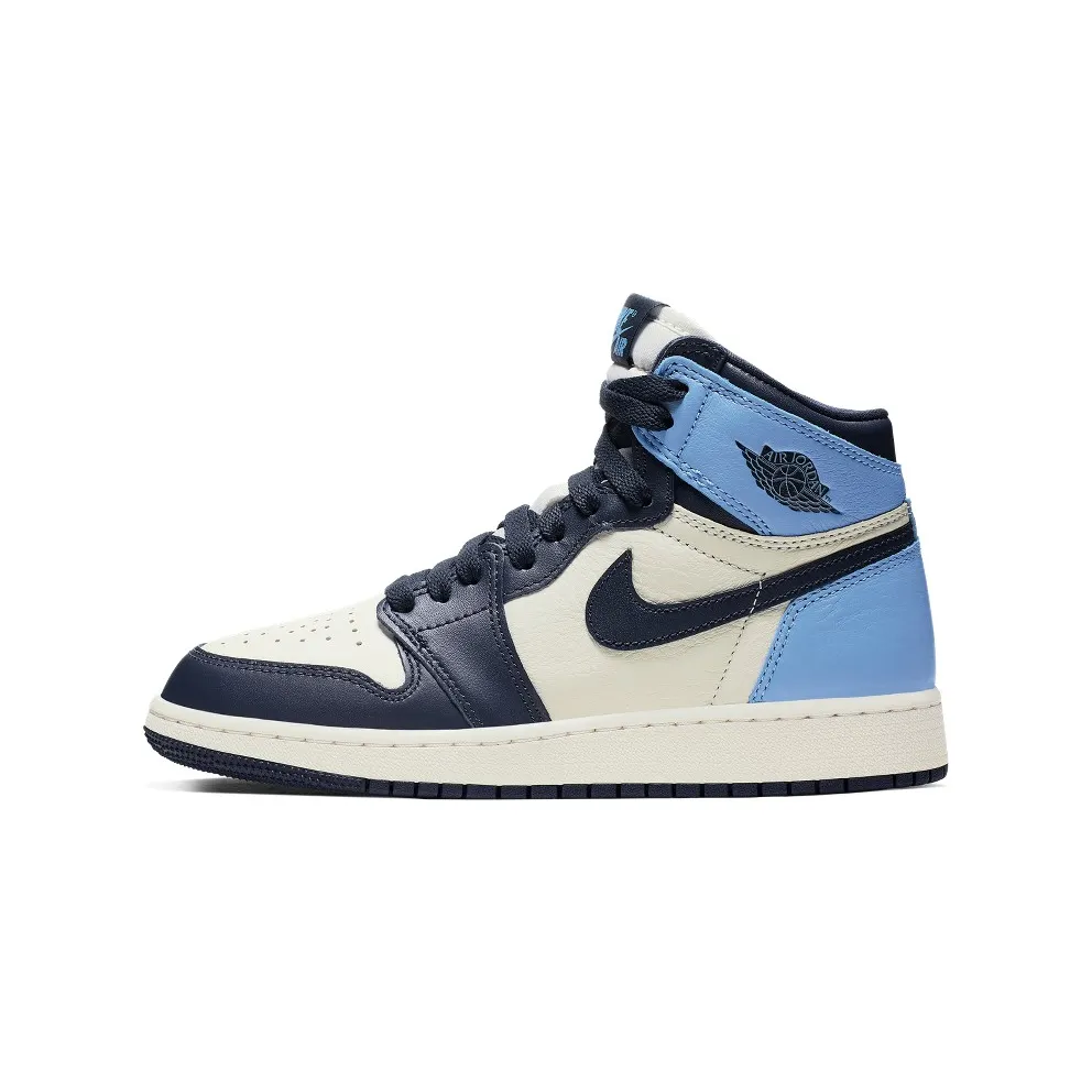 Air Jordan Nike AJ I 1 Retro High OG ‘Obsidian’ (GS) (2019) (575441-140)