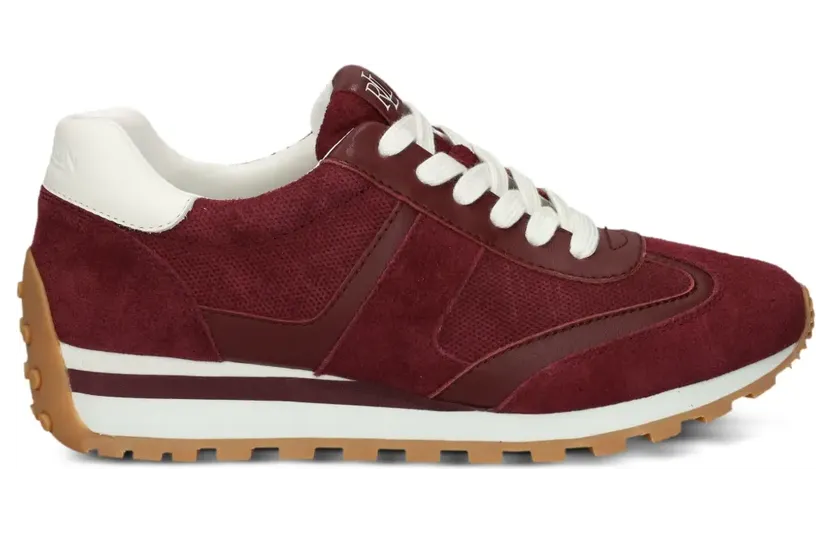 Lauren Ralph Lauren Sneakers aus Wildleder – Rot (802980567)