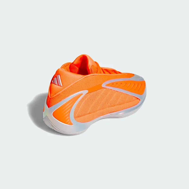 Adidas Anthony Edwards 2 J Lucid Orange / Silver Metallic / Grey One (KI1655)