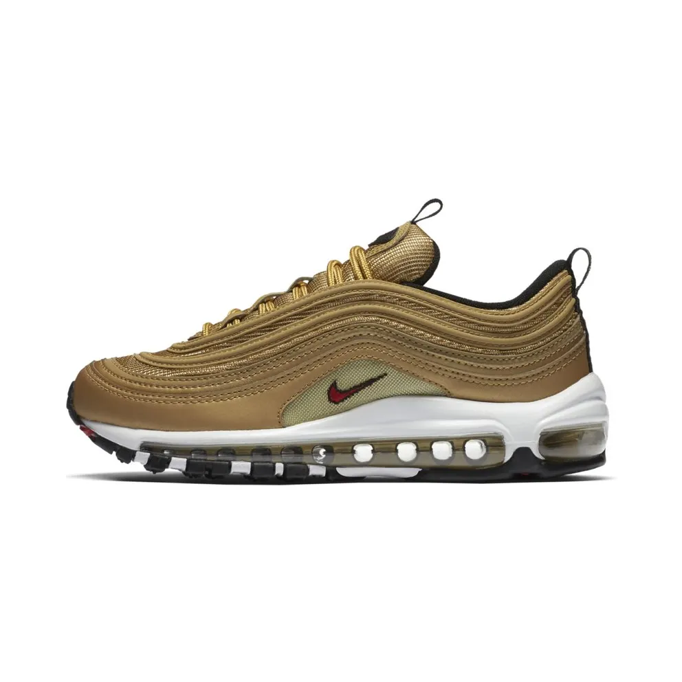 Nike Air Max 97 Metallic Gold (W) (2017/2018) Metallic Gold/Varsity Red-White-Back (885691-700)