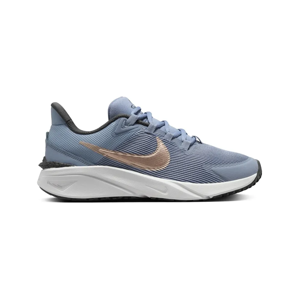 Nike Star Runner 4 Ashen Slate Armory Navy Pure Platinum Metallic Red Bronze (DX7615-405)