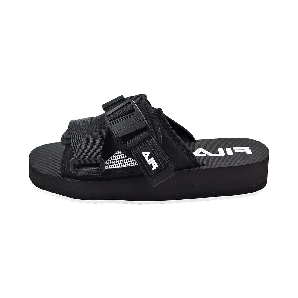 Fila Sol-Slides V2 “Black White” (1SM01570-013)