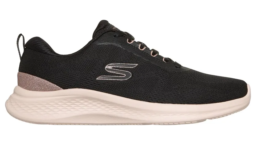 Skechers Skech-Lite Pro 2.0 – Brilliant Shimmer Sneaker Zwart/Roos Goud