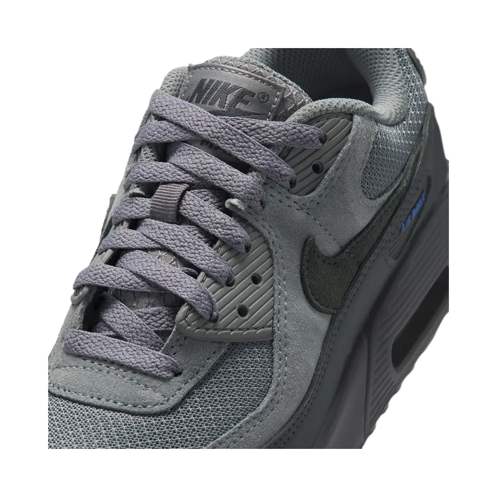 Nike Air Max 90 Smoke Grey/Dark Smoke Grey/Blue Crystal/Iron Grey (IR5583-001)