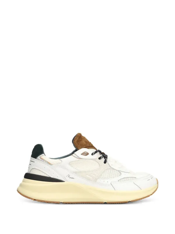 D.A.T.E. Musa HF Sneakers mit Einsätzen – Weiß (M451MSHFWG)