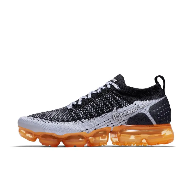 Nike  Air VaporMax 2 Safari White/White-Black-Total Orange (942842-106)