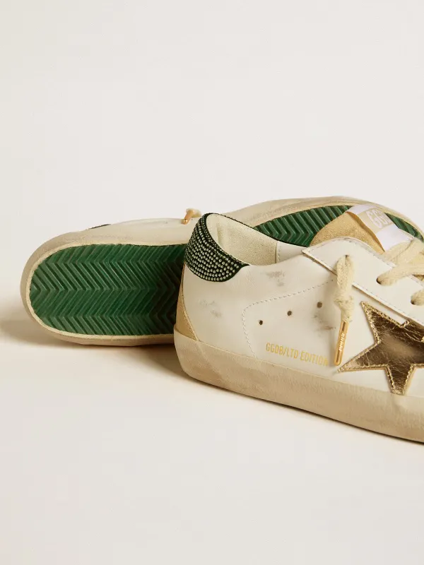 Golden Goose Women’S Super-Star Ltd With Leather Star And Swarovski Crystals Heel Tab (GWF00102.F006621.10613) (3)