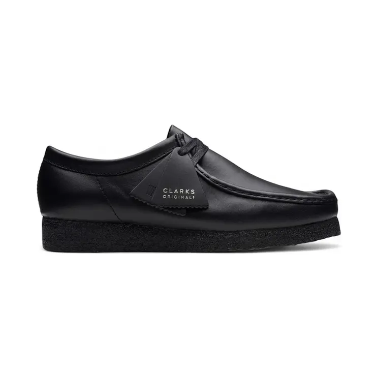 Clarks Wallabee “Triple Black Leather” (26155514)