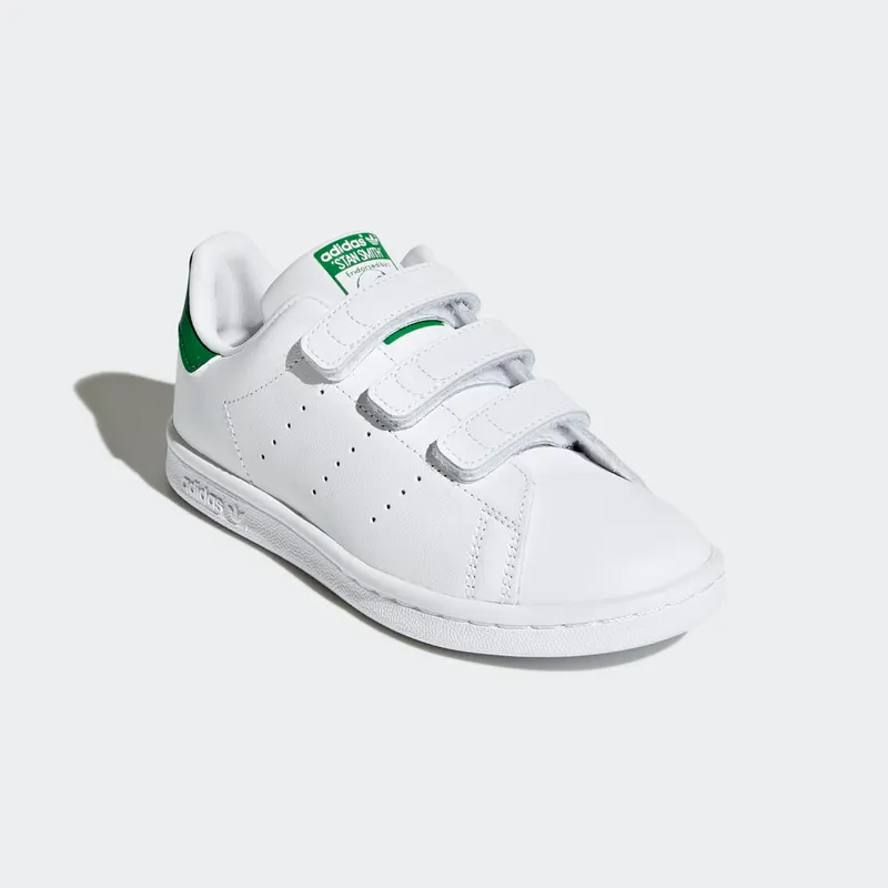Adidas Stan Smith CF Velcro PS ‘White Green’ Running White Ftw / Running White / Fairway (M20607)