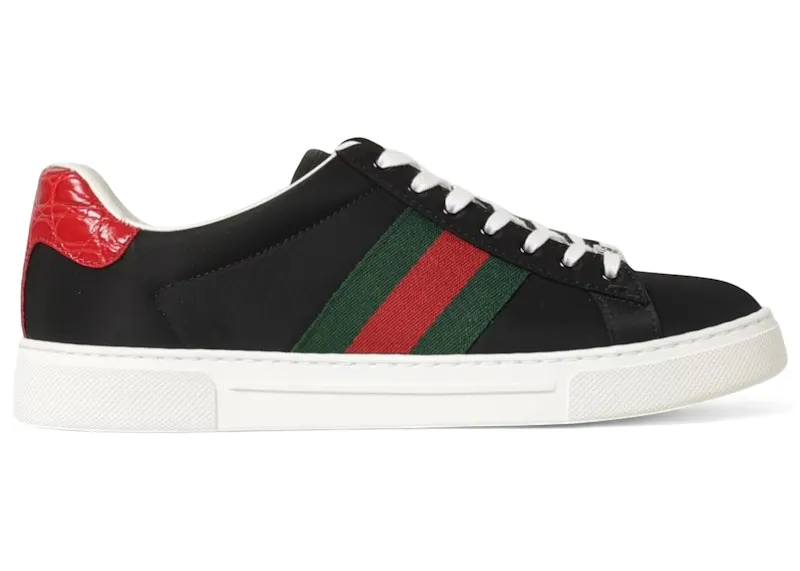 Gucci Ace Nylon Black Red (800891 FADSP 1076)
