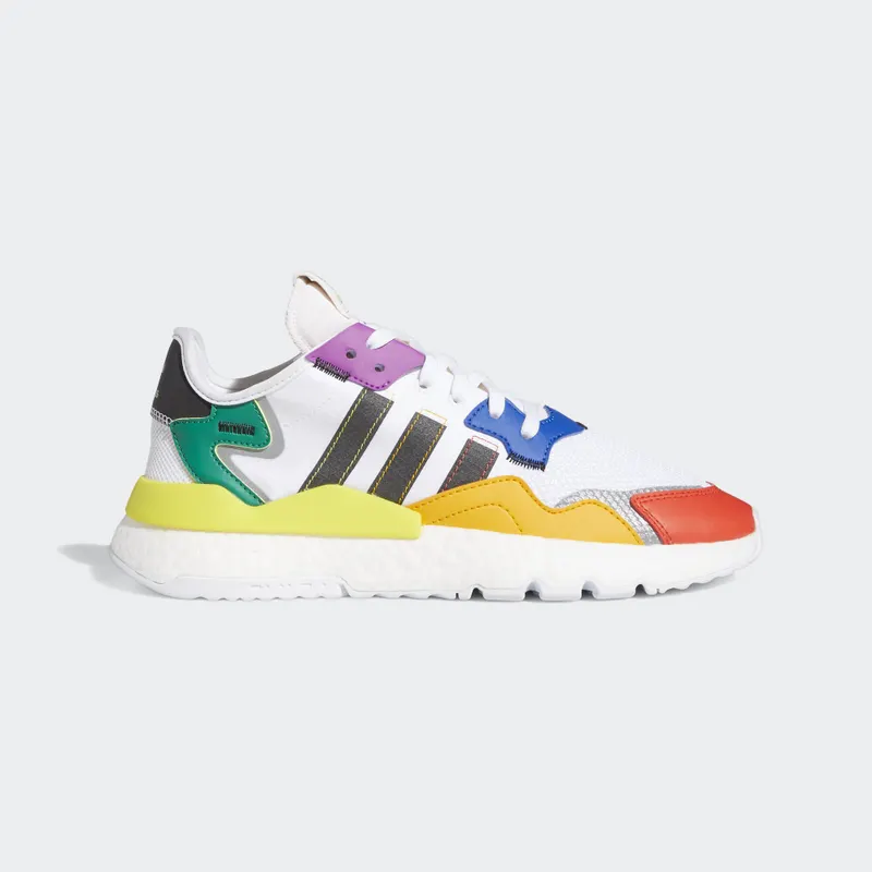 adidas Nite Jogger Pride (2020) Footwear White/Footwear White/Bright Cyan (FY9023)