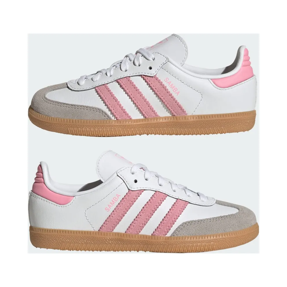 Adidas SAMBA OG Shoes Cloud White / Light Pink / Gum (JQ2024)