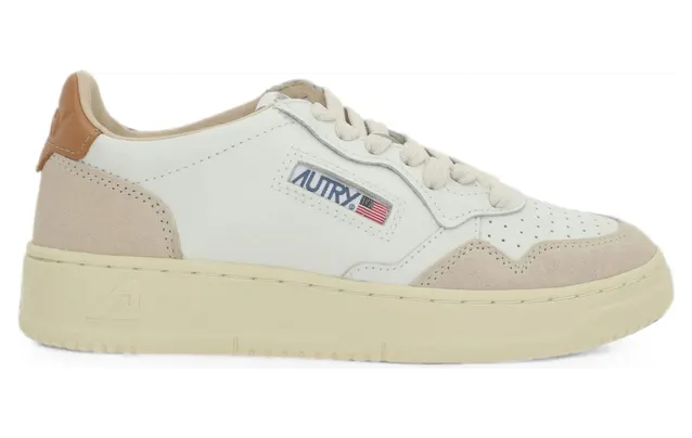 Autry Medalist Leather “White/Neutrals” (AULW LS16)