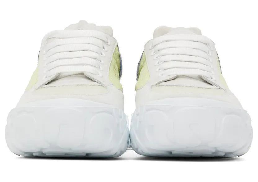 Alexander McQueen SSENSE Exclusive Off-White & Blue Court Trainer 3811 L./W/C./B./W/B. (662662W4QH2) (2)