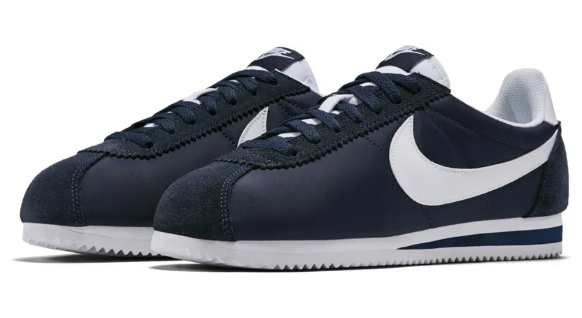 Nike Classic Cortez Nylon Obsidian / White (807472-410)
