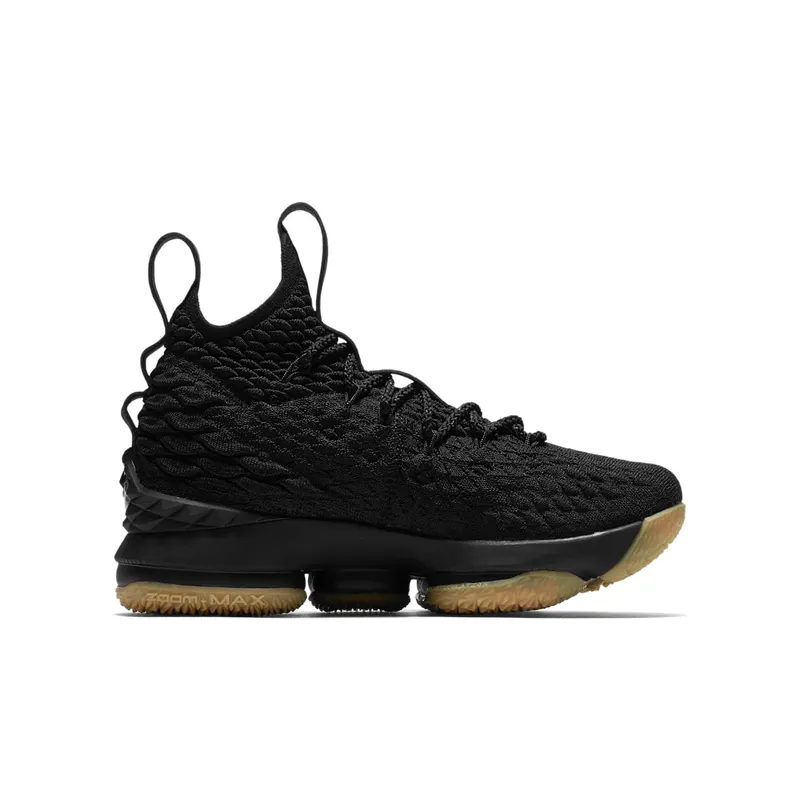 Nike LeBron 15 Black Gum (GS) Black/Gum Light Brown (922811-001)