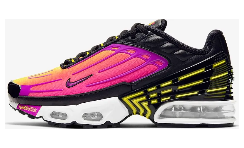 Nike Air Max Plus 3 Hyper Violet (GS) “Black / Dynamic Yellow / Hyper Violet” (CD6871-005)
