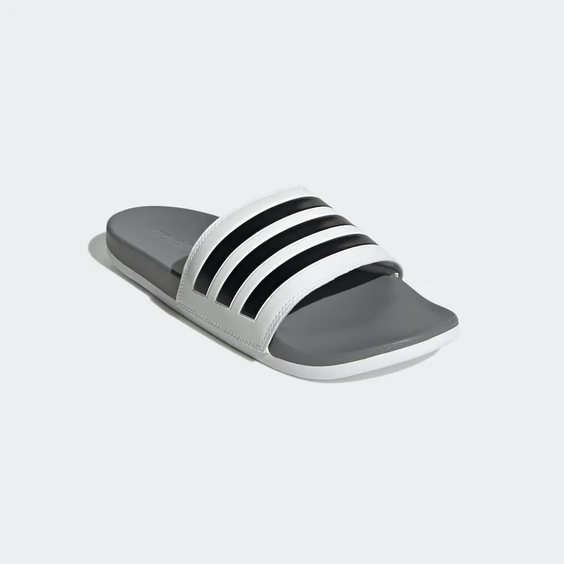 Adidas Adilette Comfort Slides Cloud White / Core Black / Grey Three (GZ5895)