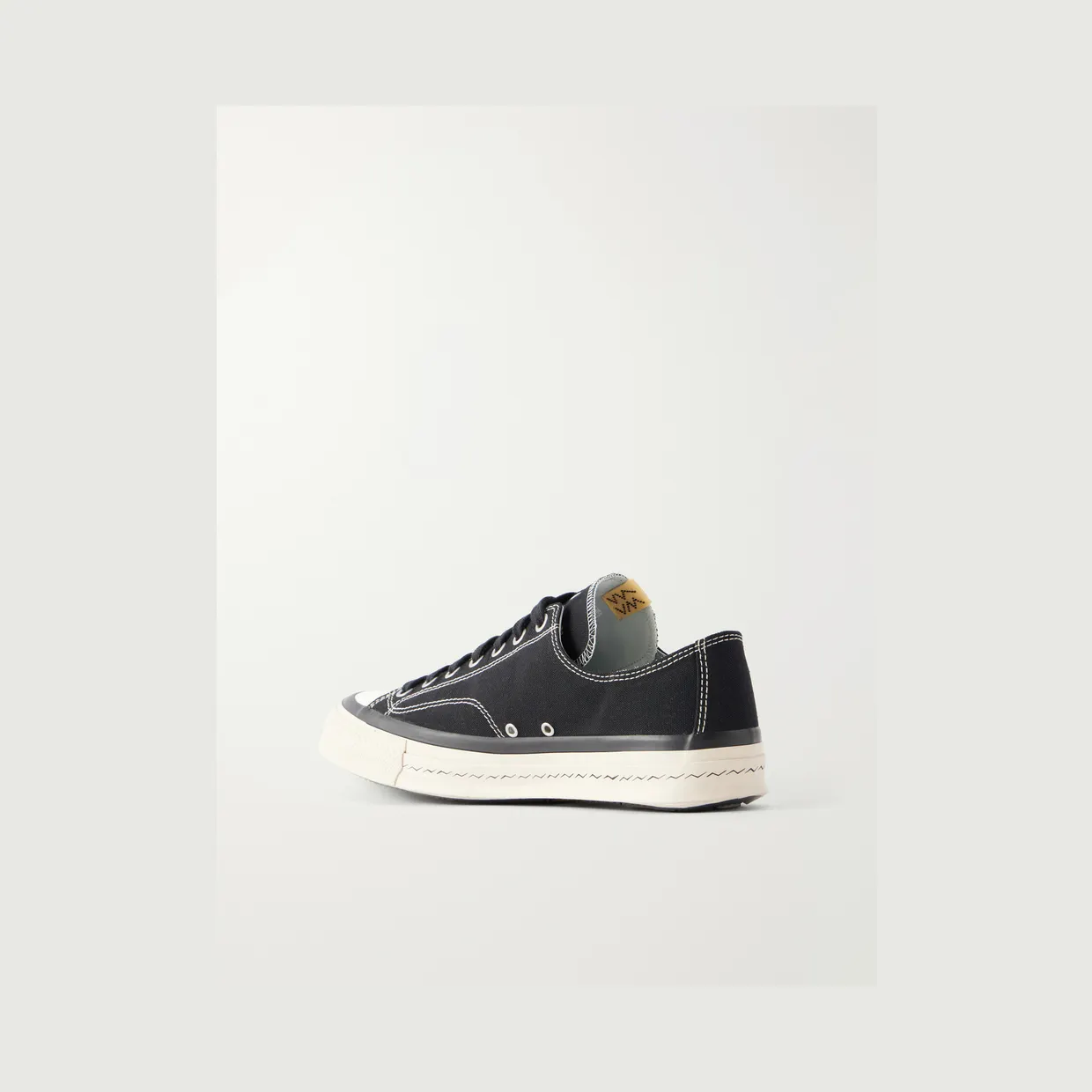 Visvim Skagway Canvas Sneakers Black (0126201001002) (4)