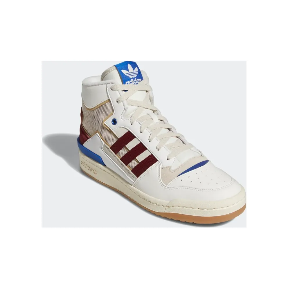 adidas Forum Exhibit Mid Cloud White / Collegiate Burgundy / Bliss (GX4120)