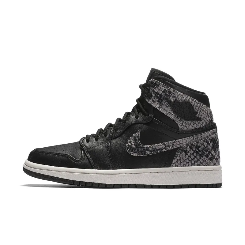 Jordan 1 Retro High Black Snake (W) Black/Black-Phantom (AH7389-014)