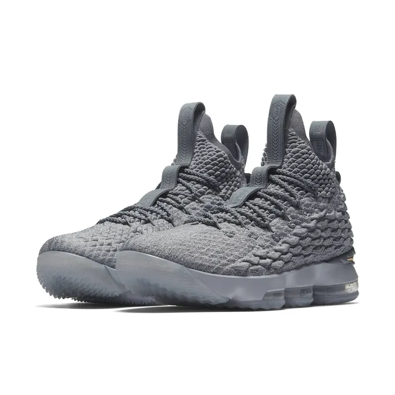 Nike LeBron 15 City Series Wolf Grey/Metallic Gold-Cool Grey (897648-005)