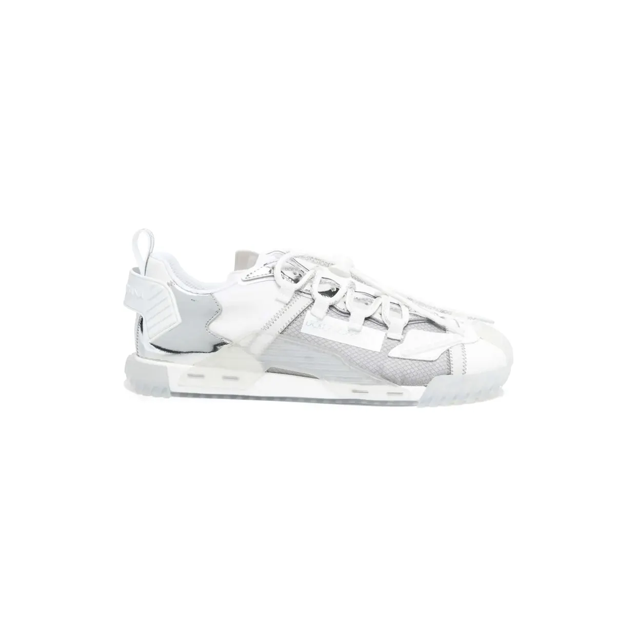Dolce & Gabbana NS1 Low Top White Silver (CS1770 AD978 8B441)