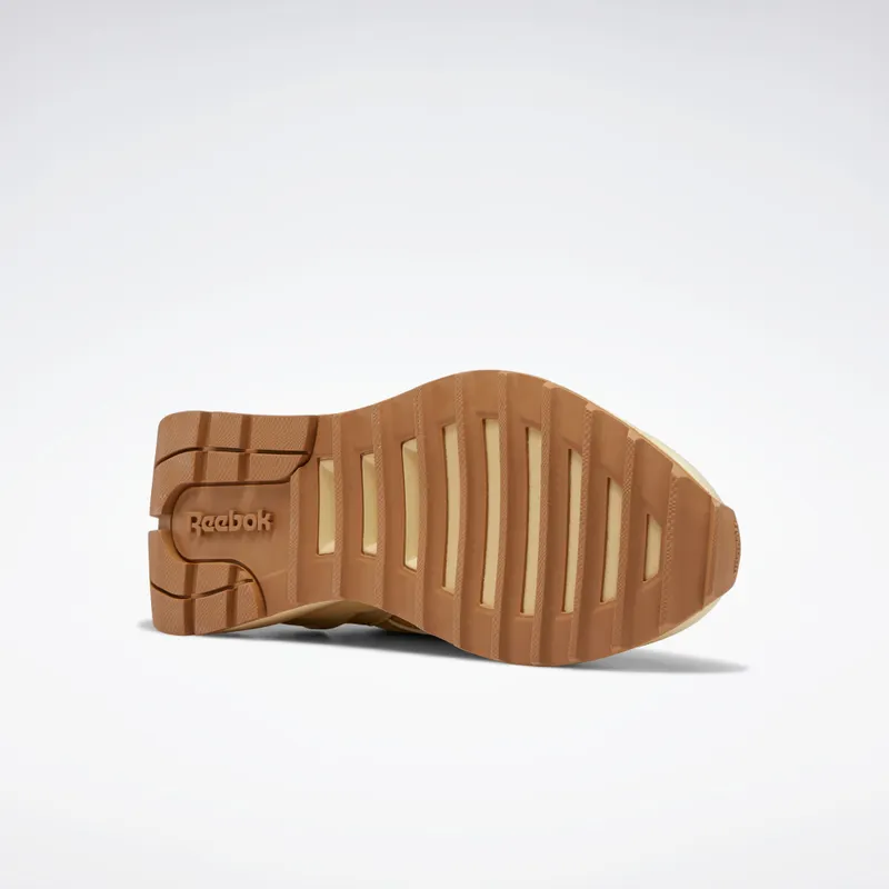 Reebok National Geographic Classic Leather Legacy AZ Shoes Straw / Soft Camel / Boldly Yellow