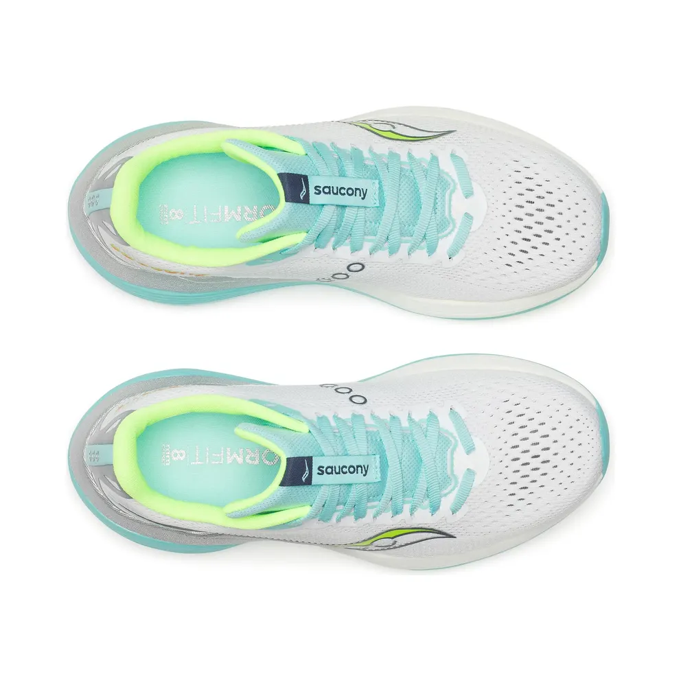 SAUCONY Endorphin Trainer “White / Aqua” (S10996-120)