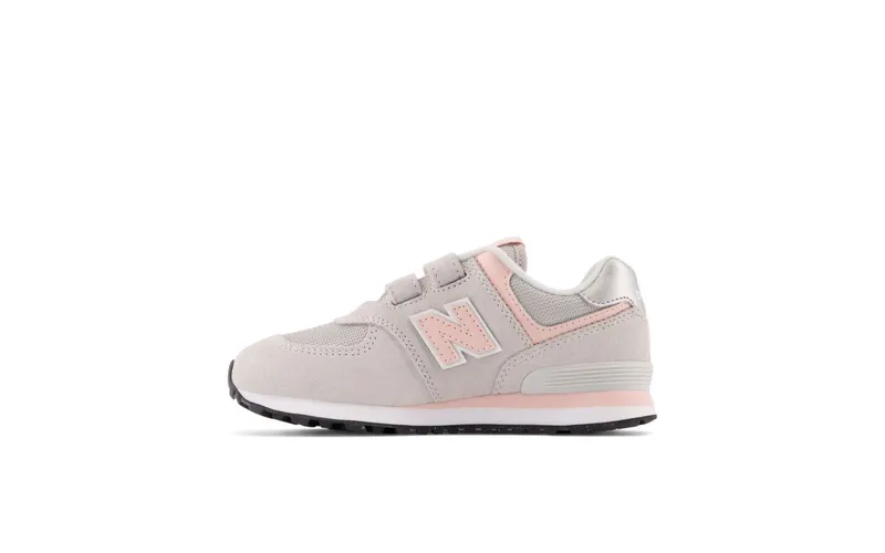 New Balance 574 Core Hook and Loop “Rain Cloud / Pink Haze” (PV574EVK)