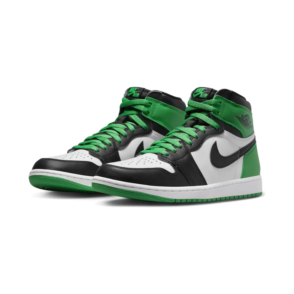 Air Jordan 1 Retro High OG Black/White/Lucky Green (DZ5485-031)