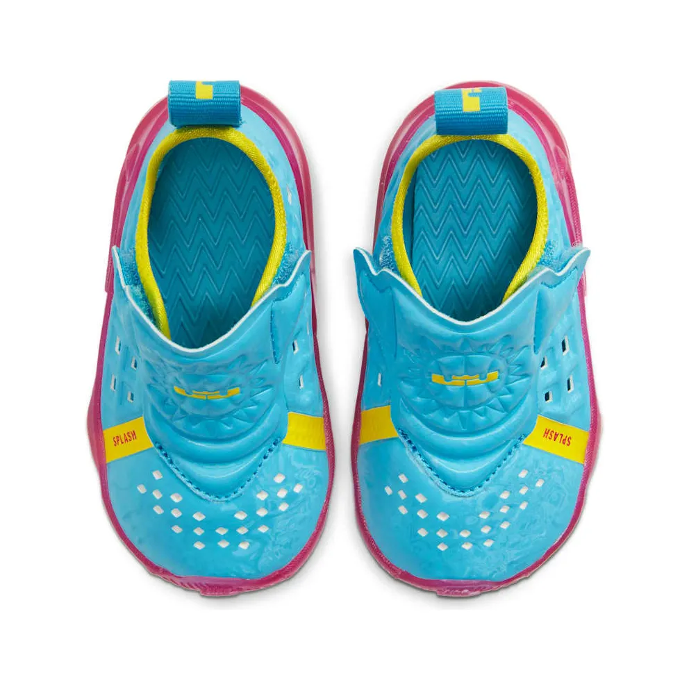 Nike LeBron 17 Dunked South Beach (TD) Blue Fury/Fire Pink-Opti Yellow (CJ2526-400)