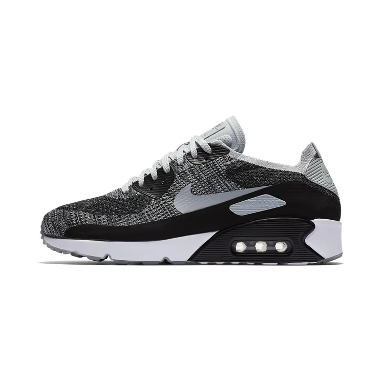 Nike Air Max 90 Ultra 2.0 Flyknit “Black / Pure Platinum / Dark Grey / Wolf Grey” (875943-005)
