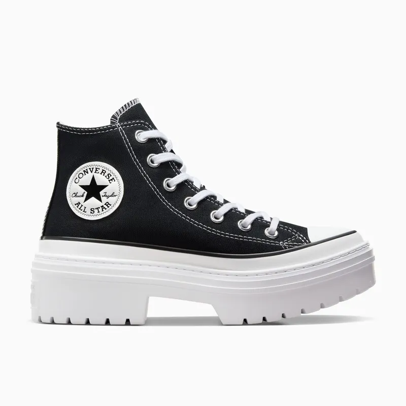 Converse Chuck Taylor All Star Lugged Heel Platform Black/White/Egret (A08258C)