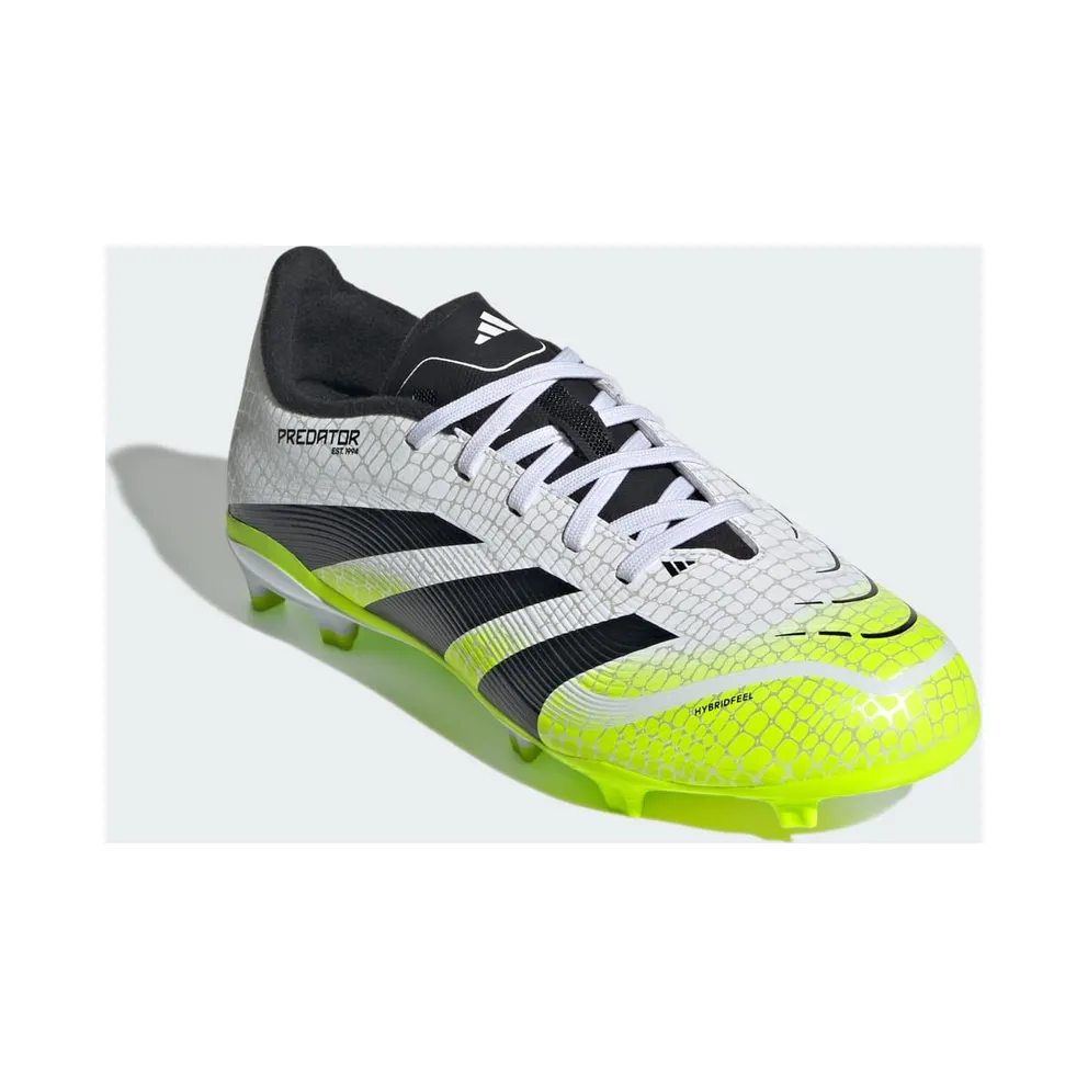 adidas Predator League FG/MG Cloud White Core Black Lucid Lemon (JI1125)
