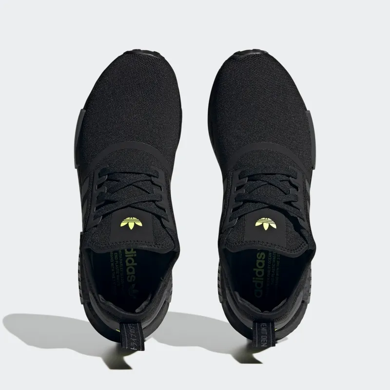 adidas NMD_R1 Shoes Core Black / Grey Six / Solar Yellow (GY7367)