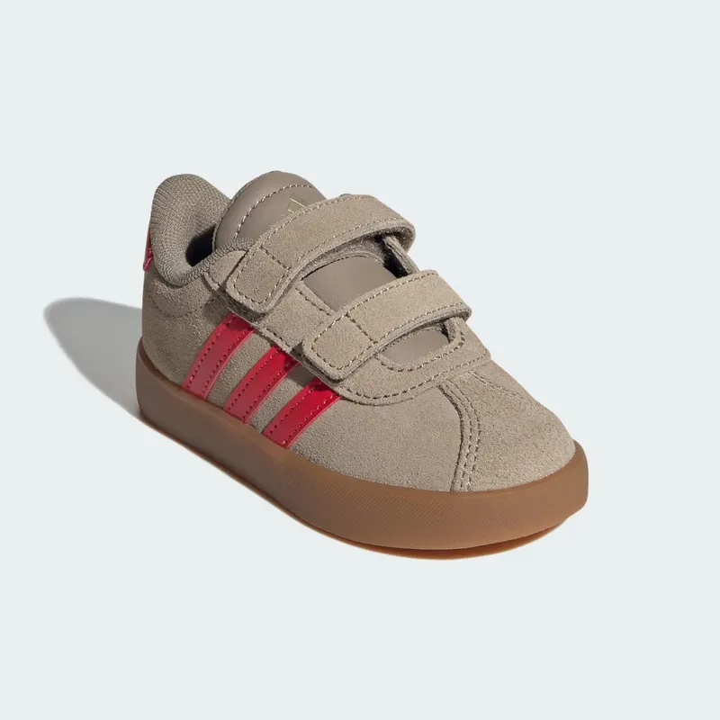 Adidas VL Court 3.0 Blanch Cargo / Pure Ruby / Gold Metallic (IH3968)