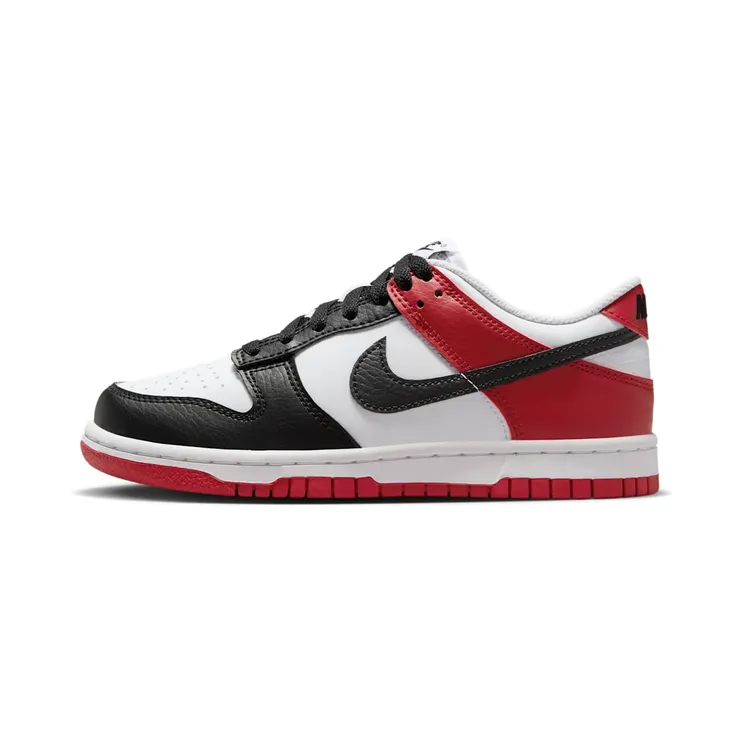 Nike Dunk Low GS Black Toe “Gym Red / White / Black” (HF9980-600)