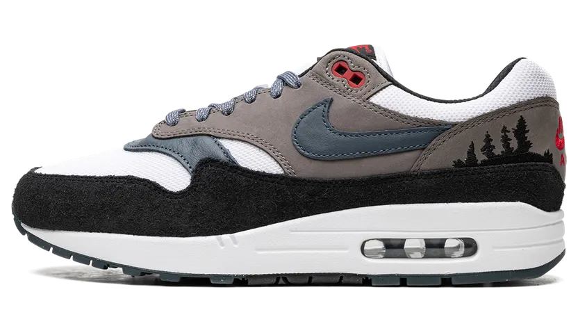 Nike Air Max 1 Premium White/Black/Soft Grey/Slate Blue (FJ0698-100)