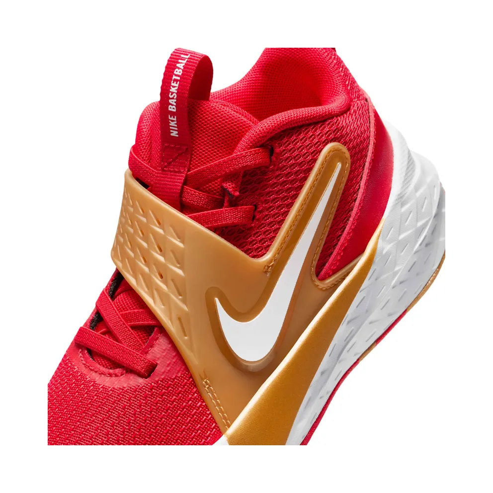 Nike Team Hustle D 12 University Red Metallic Gold (HF6280-603)
