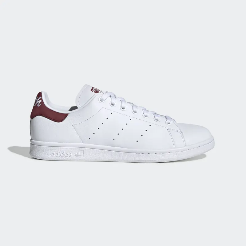 adidas Stan Smith Cloud White Collegiate Burgundy Cloud White/Collegiate Burgundy/Cloud White (EE5803)