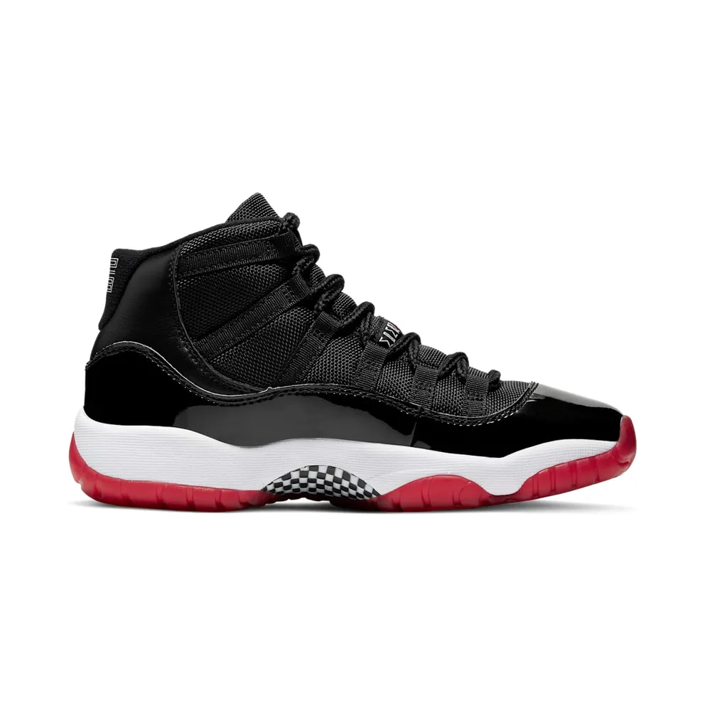 Air Jordan Nike AJ XI 11 Retro ‘Playoffs Bred’ (GS) (2019) (378038-061)