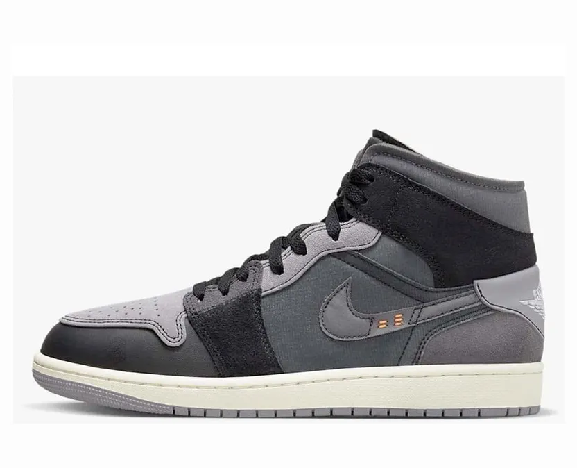Jordan 1 Mid Craft Inside Out Black (DM9652-001)