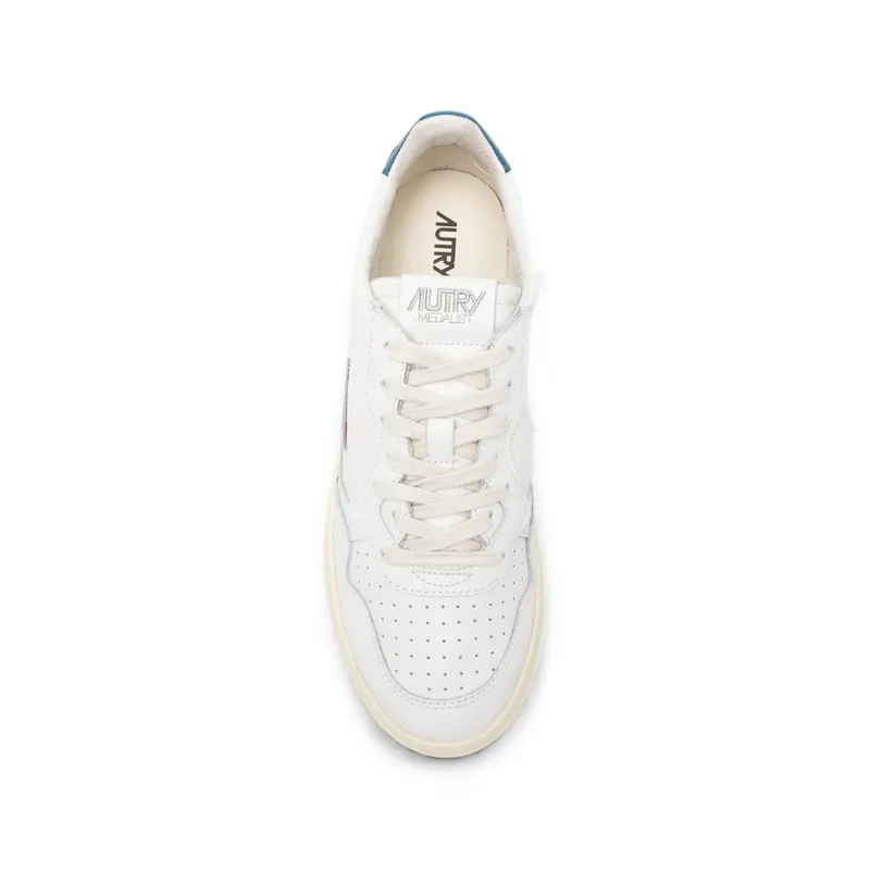 Autry Medalist Leather “White” (AULM LL29)