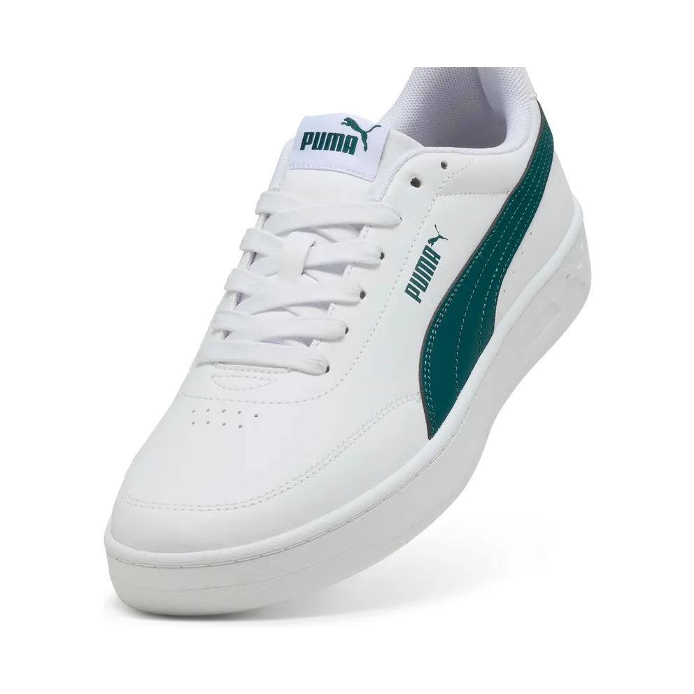 Puma Court Classic Clean “Puma White / Varsity Green” (402223_05)