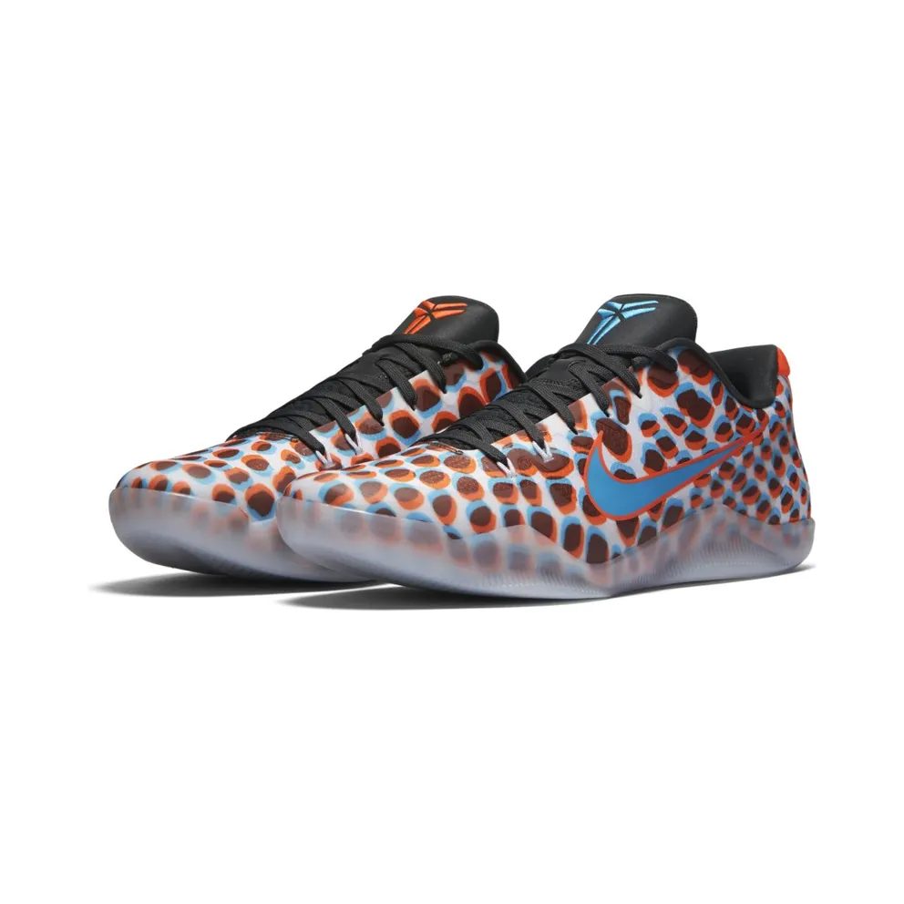 Nike Kobe 11 3D Cool Grey/Total Crimson-Chlorine Blue (836183-084)