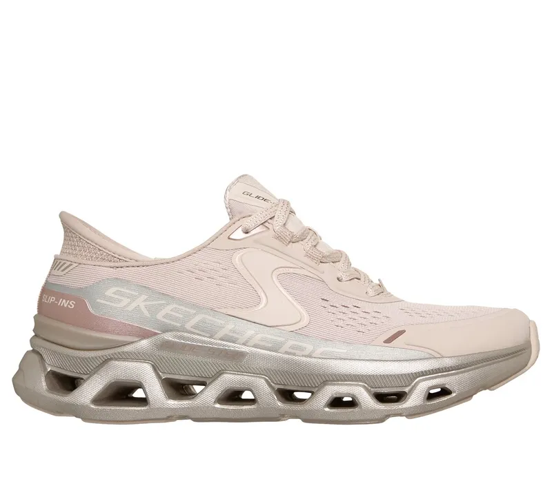 Skechers Slip-ins: Glide-Step Altus – Starlight Shine Sneaker Natuurlijk/Gold