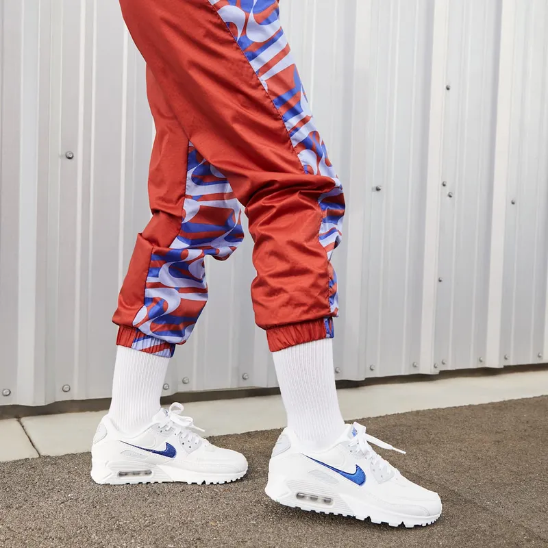 Nike Air Max 90 White Metallic Blue (DX0115-100)