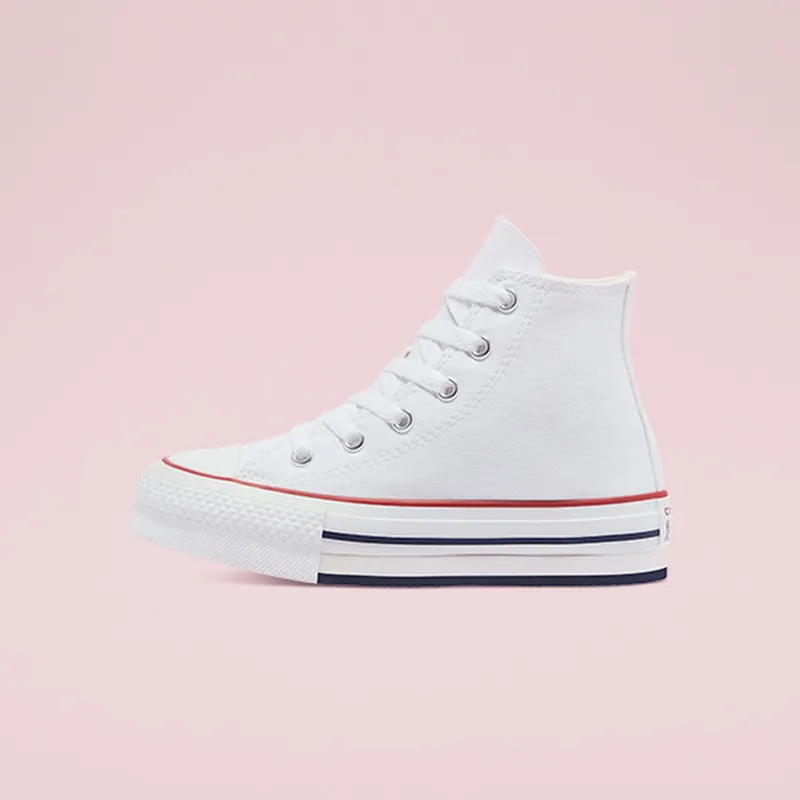 Converse Converse Color EVA Platform Chuck Taylor All Star High Top White/garnet/midnight Navy (671108C)